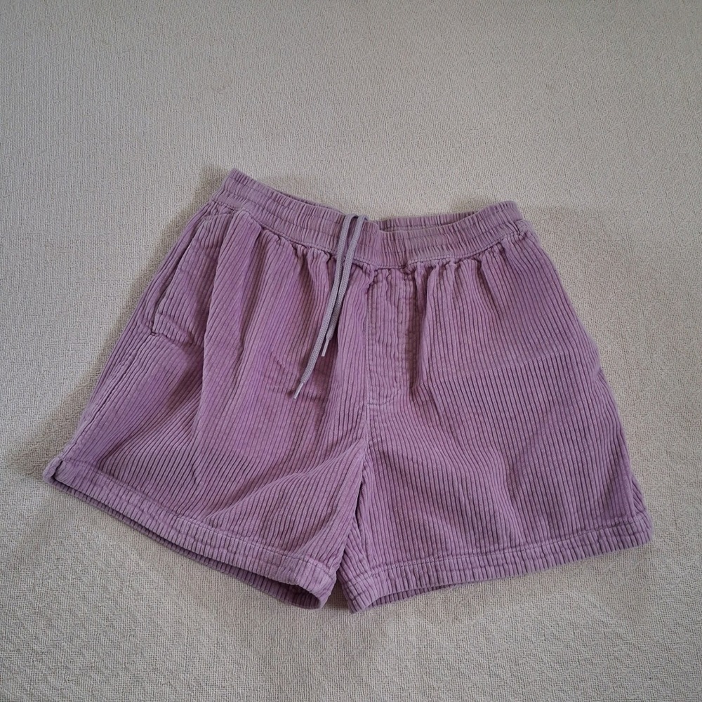 urban outfitters washed cotton volley corduroy shorts medium indie grunge pastel